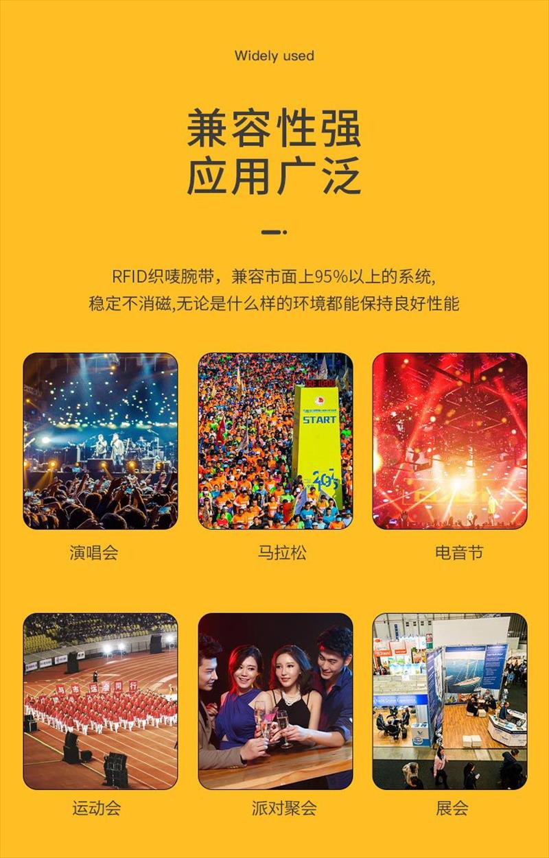編織腕帶一次性手牌卡